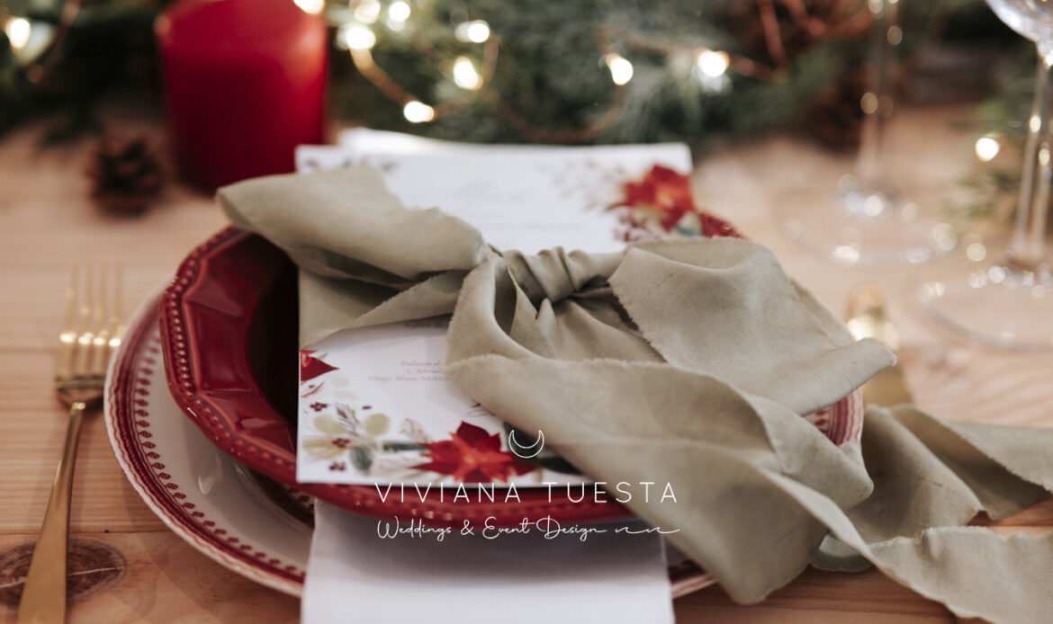 La Navidad, un motivo de decoración en tu mesa