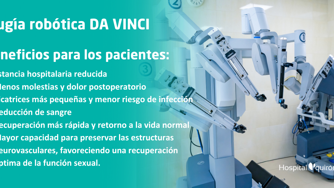 Cirugía robótica Da Vinci: precisión y seguridad en el tratamiento del cáncer de próstata