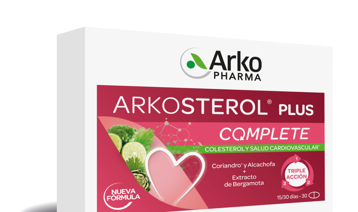 Arkopharma presenta Arkosterol Plus Complete para celebrar el Día Mundial del Corazón con una mejor salud cardiovascular