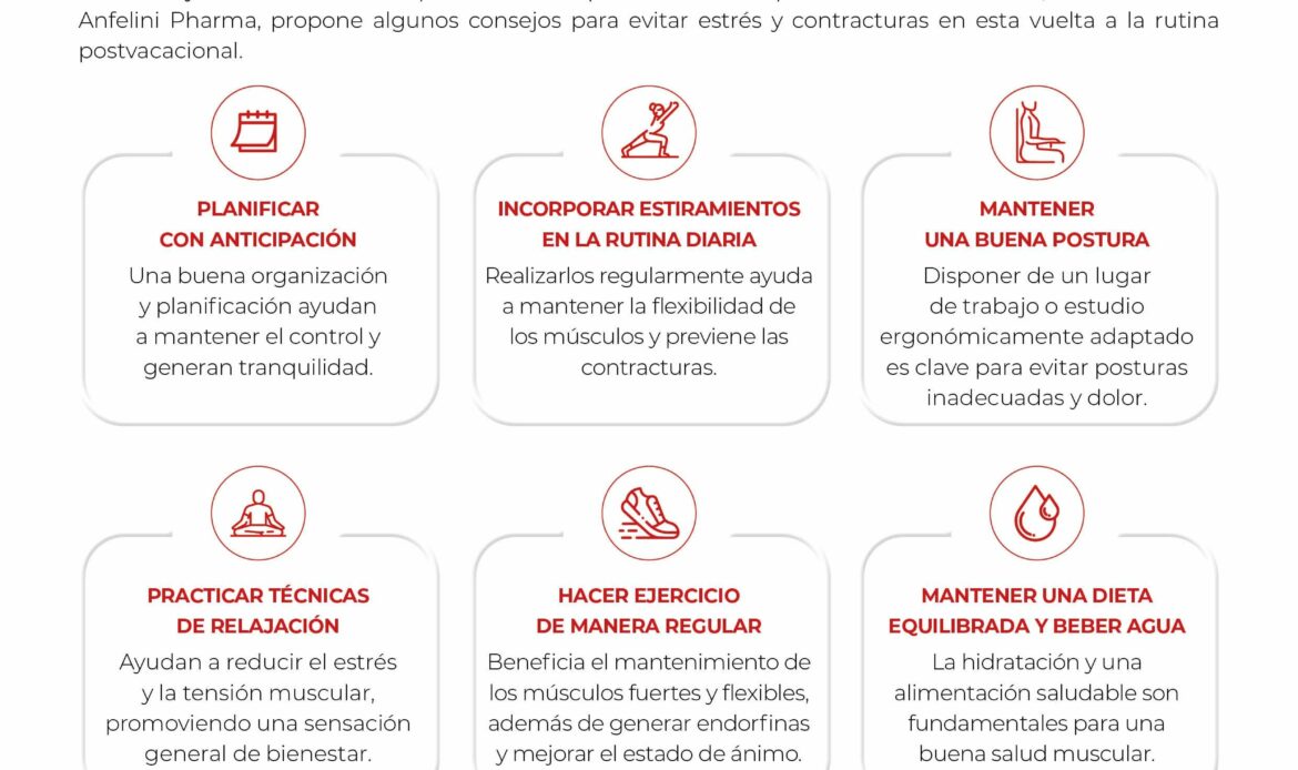 Cómo evitar estrés y contracturas en la vuelta a la rutina, según Pablo de la Serna