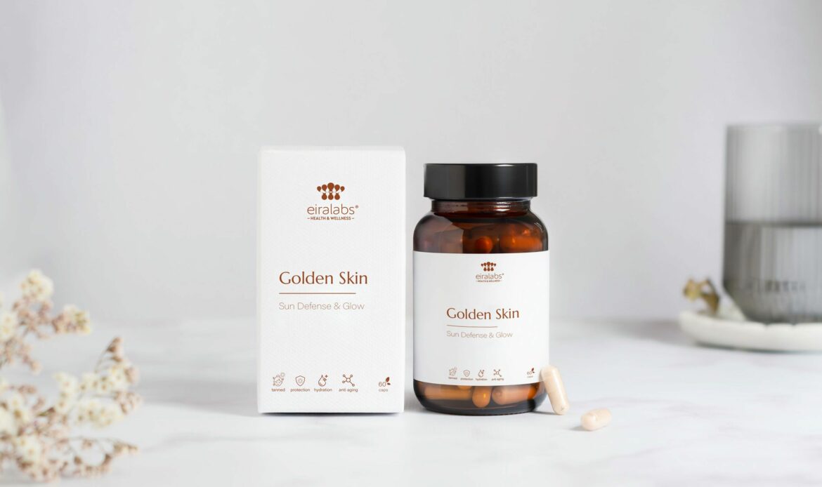 Golden Skin Sun Defense & Glow de Eiralabs: el secreto para un bronceado 4 veces más rápido, duradero y uniforme y una piel protegida desde el interior