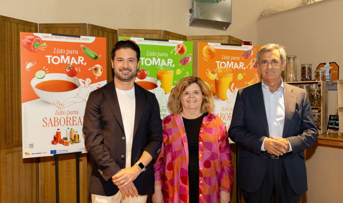 Zumos y Gazpachos de España presenta su nuevo Programa de Promoción Europeo para España y Portugal