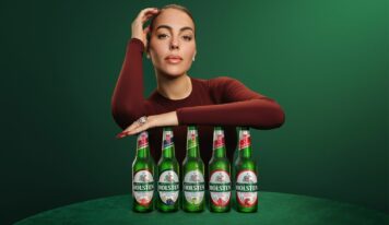 Georgina Rodríguez lleva su poder de estrella a la nueva y audaz campaña de Holsten en Arabia Saudí
