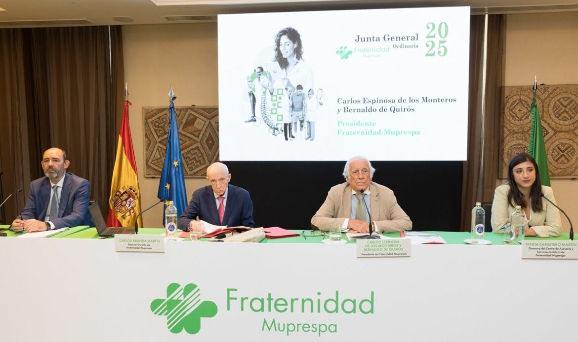 Fraternidad-Muprespa aumenta sus ingresos por cuotas un 13,5% con respecto al ejercicio anterior y aporta a la Seguridad Social 9,7 millones de euros