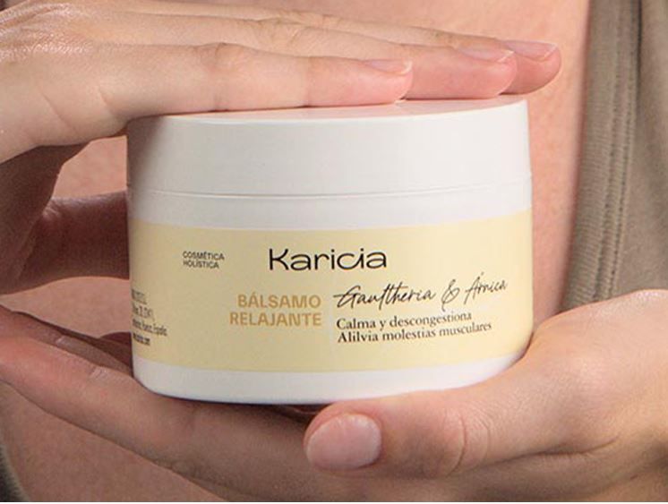 Nuevo Bálsamo relajante Gaultheria y Árnica: un clásico Karicia vuelve renovado
