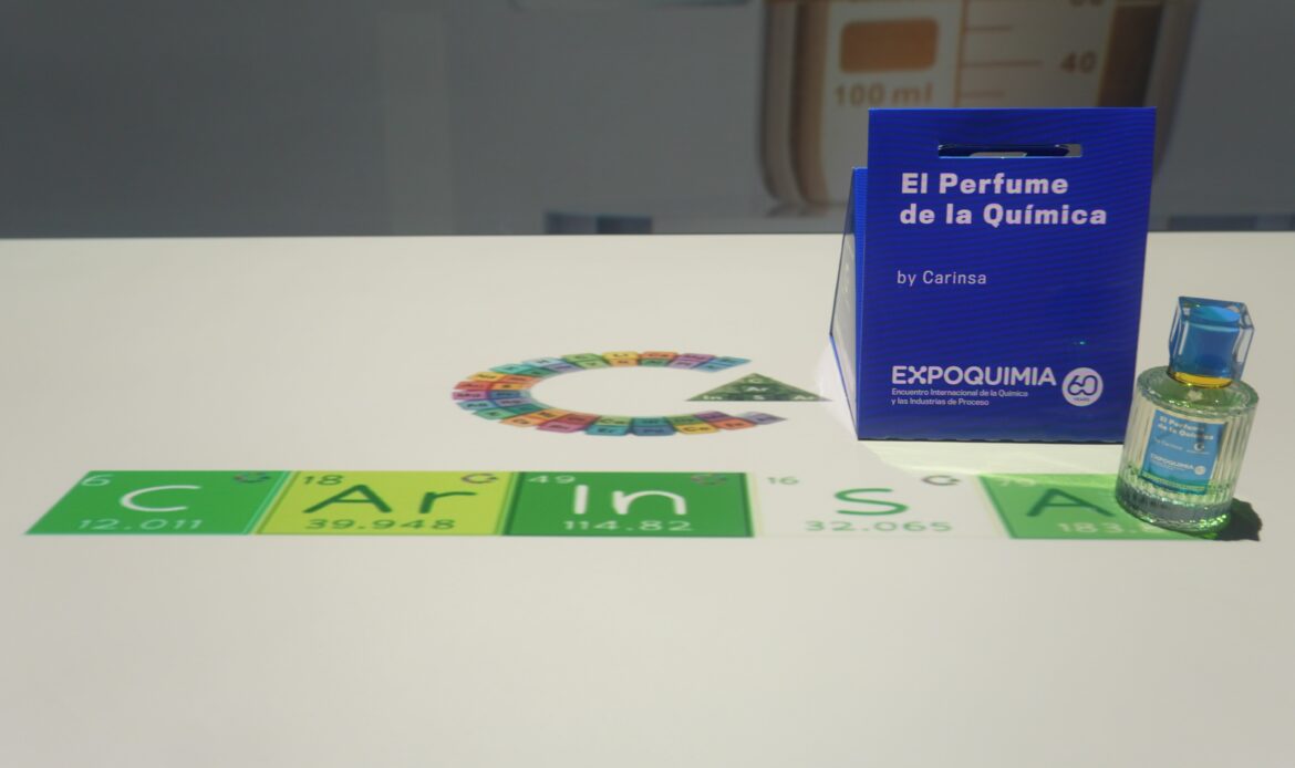 Carinsa crea el perfume de la química para celebrar el 60 aniversario de Expoquimia